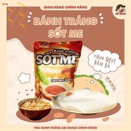 Bánh tráng sốt me abi