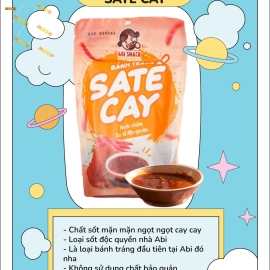 Bánh tráng sa tế cay