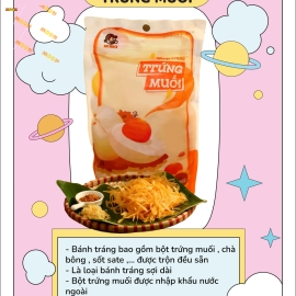 Bánh tráng trứng muối