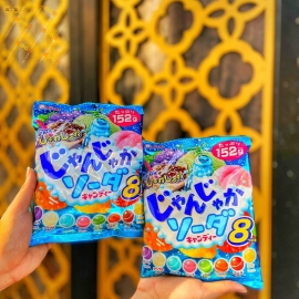 Kẹo Sủi Soda vị trái cây Lion 8 vị gói 152gram