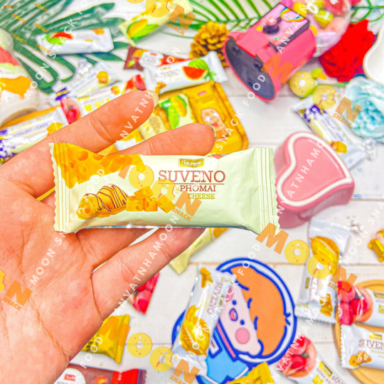 1 cái bánh xốp suveno đủ vị
