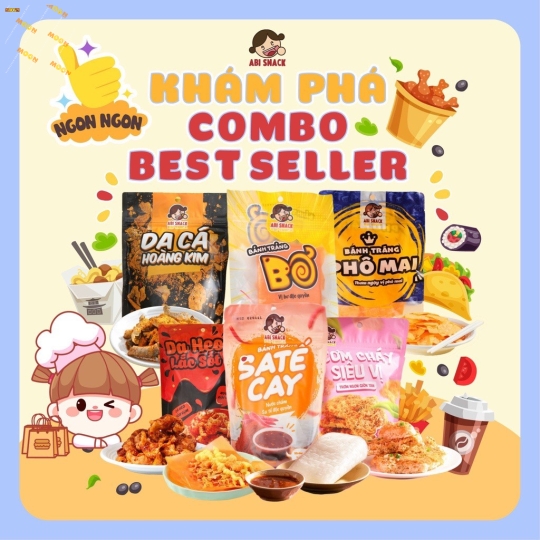 Combo 6 bịch Best seller Abi