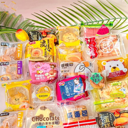500gram bánh bông lan mix nhiều vị