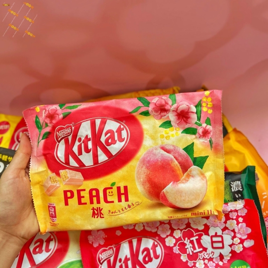 Kitkat Nhật vị đào gói lớn - hàng xách tay nội địa Nhật