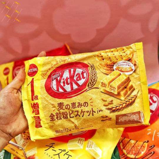 Kitkat Nhật vị lúa mạch gói lớn - hàng xách tay nội địa Nhật