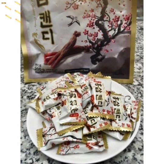 Kẹo sâm Hàn Quốc không đường cành đào 200g