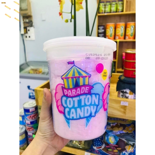 Kẹo bông gòn Parade Cotton Candy chính hãng nhập khẩu Mỹ hủ hồng 57gram